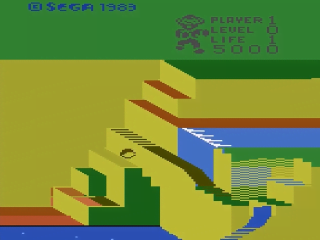 Congo Bongo title screen for Atari 2600